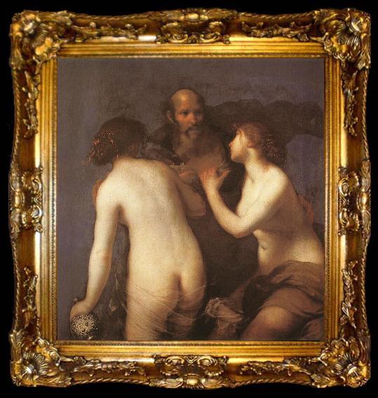 framed  FURINI, Francesco Lot and his Daughters df, ta009-2